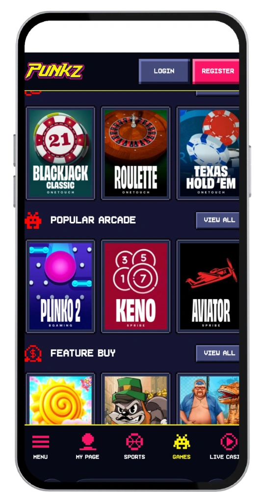 Punkz casino app